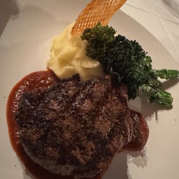 Collage Restaurant - 8 Oz. Beef Tenderloin with signature steak sauce - New American Near Me - St Augustine, Florida