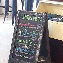 Lake Charlevoix Coffee Company - Spring 2024 menu.