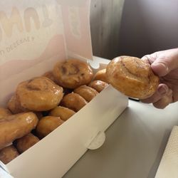 Donut Place - Mini cinnamon rolls. .20 cents each and absolutely amazing!