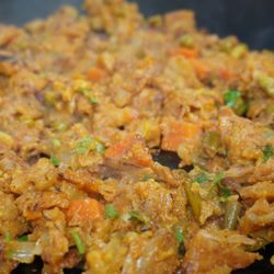 Chennai Flavors Food Truck - Veg Kotthu Paratha