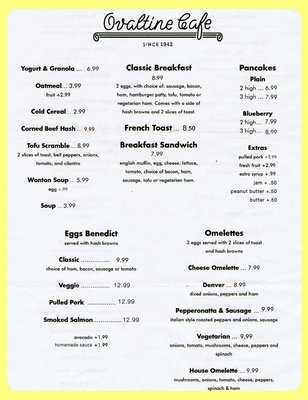Menu photo 4 Ovaltine Cafe Vancouver, BC Menu photo 4 Ovaltine Cafe Vancouver, BC