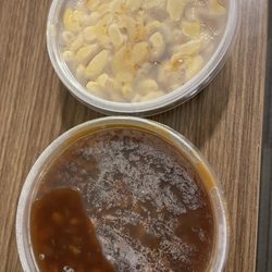 DBA Barbecue - Chastain - Mac and Cheese and Baked Beans *contains pork