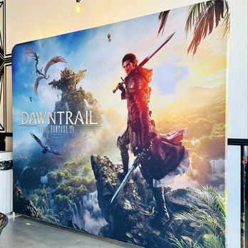 Gong Cha - Beautiful wall art of Final Fantasy XIV!! - Coffee & Tea Near Me - Los Angeles, California