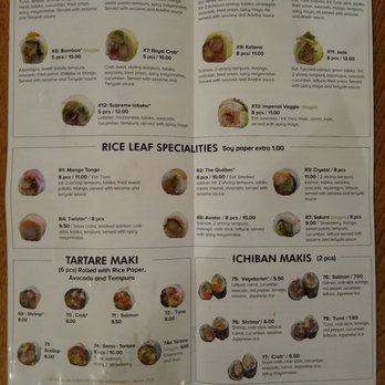 Sushi Sama - Menu - Sushi Bars Near Me - Ottawa, Ontario