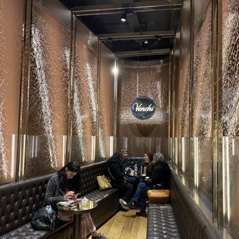 Venchi - Chocolate fountain walls - Chocolatiers & Shops Near Me - New York, New York