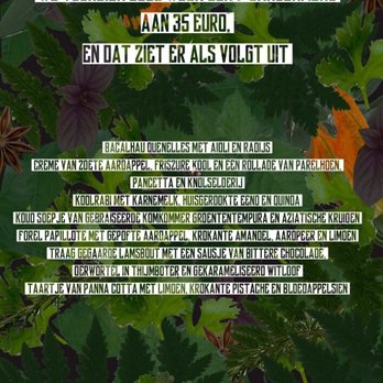June's - Het menu van deze week - menu of the week - Modern European Near Me - Antwerp, VAN