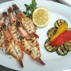 Ristorante Sante - Gegrillte Riesengarnelen