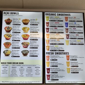 OrganicAF - Menu - Juice Bars & Smoothies Near Me - Greensboro, North Carolina OrganicAF - Menu - Juice Bars & Smoothies Near Me - Greensboro, North Carolina