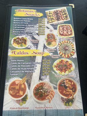 Menu photo 3 El Muelle De San Blas Anaheim, CA