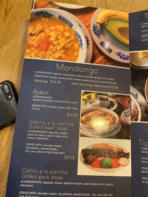 Menu photo 5 Mondongo's Restaurante Doral, FL Menu photo 5 Mondongo's Restaurante Doral, FL