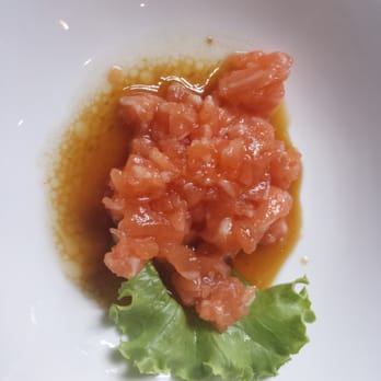 Asahi - Tartare di salmone... affogato - Asian Fusion Near Me - Milan, Michigan Asahi - Tartare di salmone... affogato - Asian Fusion Near Me - Milan, Michigan