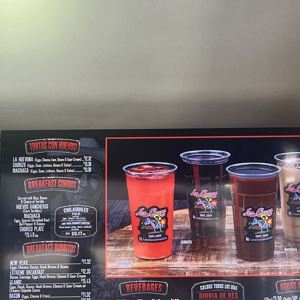 Los Chavos Mexican Food - Menu - Tacos Near Me - El Cajon, California Los Chavos Mexican Food - Menu - Tacos Near Me - El Cajon, California