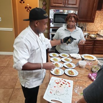 Chef Gason Nelson - Chef Gason and his assistant Tiffany. - Personal Chefs Near Me Chef Gason Nelson - Chef Gason and his assistant Tiffany. - Personal Chefs Near Me