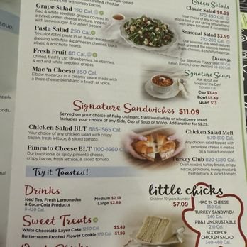 Chicken Salad Chick - Menu 1/25 - Southern Near Me - Whitestown, Indiana