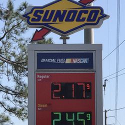 Sunoco - "Run-A-Way Bill" was here!