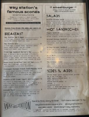 Menu photo 2 Way Station Brew Berkeley, CA