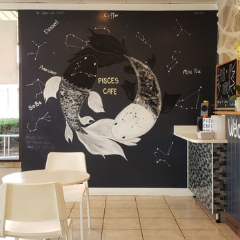 Pisces Cafe - Mural inside - Coffee & Tea Near Me - Lisle, Illinois