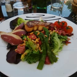 La Lagune - Une salade landaise comme je n'en avais encore jamais mangée ! Délicieuse :)