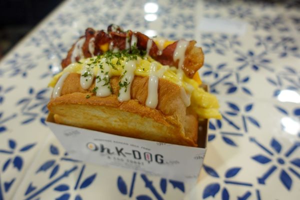 Oh K-Dog & Egg Toast by null