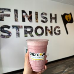 End Goal Meal Prep - We offer healthy smoothies and protein shakes!