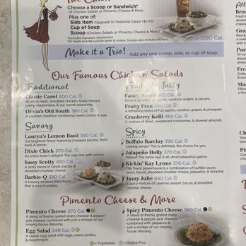 Chicken Salad Chick - Menu - Southern Near Me - Owensboro, Kentucky Chicken Salad Chick - Menu - Southern Near Me - Owensboro, Kentucky