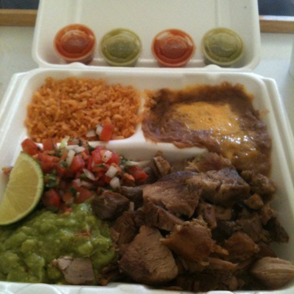Diego's Taco Shop - Carnitas plate - Mexican Near Me - Alpine, California