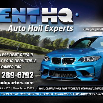 Ding Hail HQ Dallas - Flyer front - Body Shops Near Me - Plano, Texas Ding Hail HQ Dallas - Flyer front - Body Shops Near Me - Plano, Texas