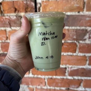 Creations Coffee - Iced Matcha with lavender and vanilla - Coffee & Tea Near Me - Walnut Cove, North Carolina