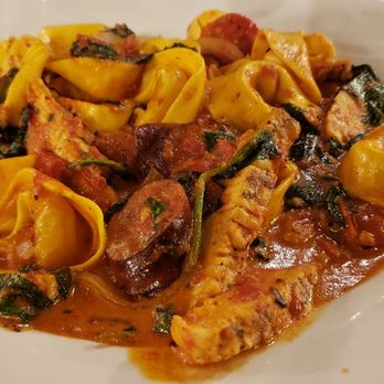 Leonardo's Italian Grille - Chicken and sausage tortellini with spinach (special) - Pizza Near Me - Romulus, Michigan Leonardo's Italian Grille - Chicken and sausage tortellini with spinach (special) - Pizza Near Me - Romulus, Michigan