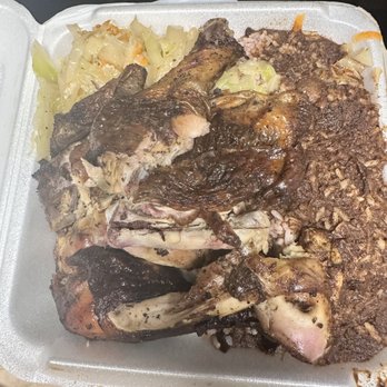 Irie Mon Cafe - Jerk Chicken with gravy - Caribbean Near Me - Atlanta, Georgia