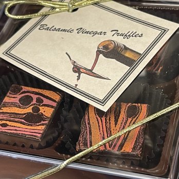 Boehm's Candies & Chocolates - These look so goood with 4 different types of Balsamic vinegar - Candy Stores Near Me - Issaquah, Washington