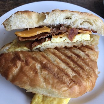 Brewer's Cafe - Bainbridge: croissant w/ bacon, egg, cheddar - Coffee & Tea Near Me - Richmond, Virginia
