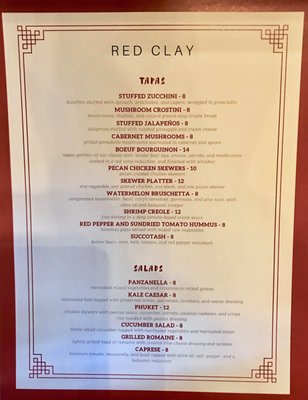 Menu photo 7 The Red Clay Table Sheffield, AL