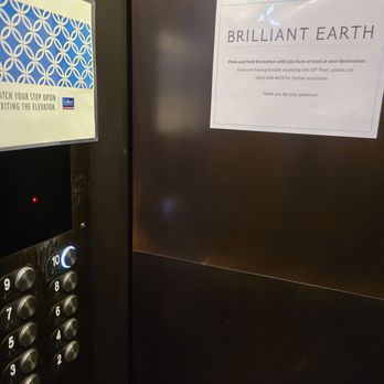Brilliant Earth - Inside the elevator going up! - 4/2021 - Jewelry Near Me - San Francisco, California
