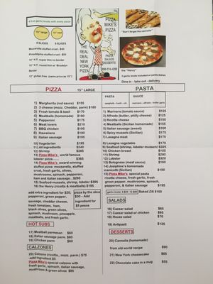 Menu photo 7 Pizza Mike's Isla Mujeres, ROO