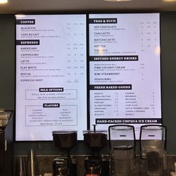 Timbers Cafe - Coffee Menu