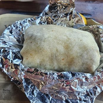 American Brew - Steak and cheese breakfast burrito. - Coffee & Tea Near Me - Virginia Beach, Virginia