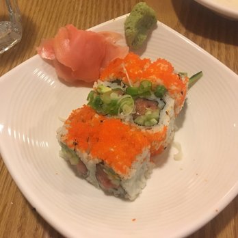 Miyagi - Holiday roll (includes tuna and salmon) - Sushi Bars Near Me - McLean, Virginia Miyagi - Holiday roll (includes tuna and salmon) - Sushi Bars Near Me - McLean, Virginia
