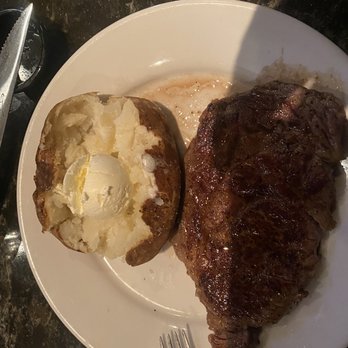 LongHorn Steakhouse - Ribeye steak and baked potato - Steakhouses Near Me - Jackson, Tennessee LongHorn Steakhouse - Ribeye steak and baked potato - Steakhouses Near Me - Jackson, Tennessee
