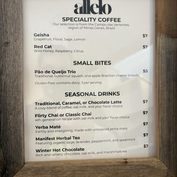 Allelo Coffee - Menu - Coffee & Tea Near Me - Washington, DC, District of Columbia Allelo Coffee - Menu - Coffee & Tea Near Me - Washington, DC, District of Columbia