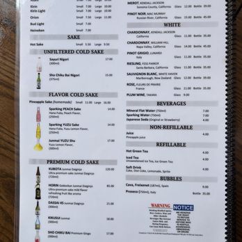Sushi On Fire - Menu - Sushi Bars Near Me - Huntington Beach, California Sushi On Fire - Menu - Sushi Bars Near Me - Huntington Beach, California