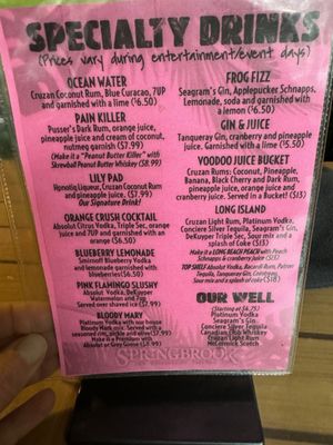Menu photo 8 Frog Tiki Bar Prudenville, MI Menu photo 8 Frog Tiki Bar Prudenville, MI
