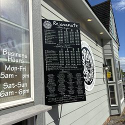 Bean Buzz Espresso - The Menu and Business Hours are shown here!
