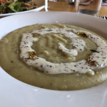 Terra GR - Dill pickle soup: i'm now a believer! - New American Near Me - Grand Rapids, Michigan