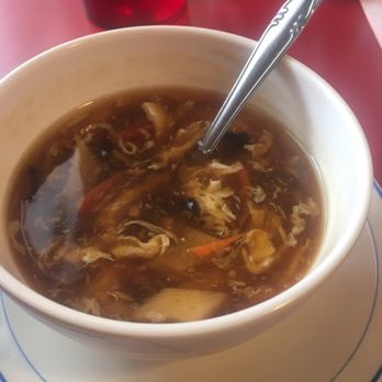 Wok with Ming - Hot and sour soup that comes with combo. So good I took a large of it to go! - Chinese Near Me - Gilbert, Arizona Wok with Ming - Hot and sour soup that comes with combo. So good I took a large of it to go! - Chinese Near Me - Gilbert, Arizona