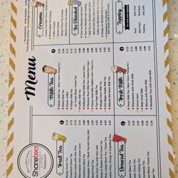 Sharetea - Menu