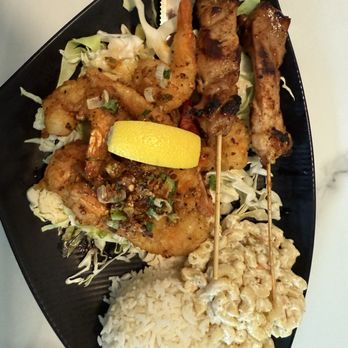 Maui Pho  - M5. Salt & Pepper Shrimp & Teriyaki Chicken Skewers - Asian Fusion Near Me - Bakersfield, California