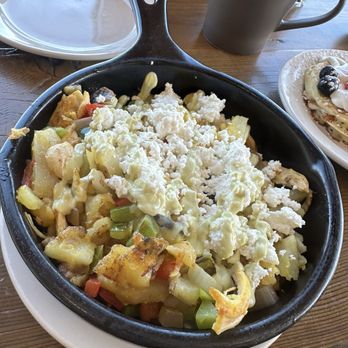 Mimosa - Chicken Souvla Skillet** 10/10 never had something so amazing the flavors are SOO GOOOOD - Breakfast & Brunch Near Me - Brookfield, Wisconsin Mimosa - Chicken Souvla Skillet** 10/10 never had something so amazing the flavors are SOO GOOOOD - Breakfast & Brunch Near Me - Brookfield, Wisconsin