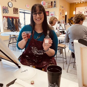 Painting with a Twist - Birthday wine! - Paint & Sip Near Me - Rochester, New York Painting with a Twist - Birthday wine! - Paint & Sip Near Me - Rochester, New York