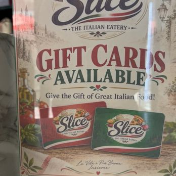 Slice Deli - Why not pick up a gift card for a family member or a friend. Make sure to make it $50 or more, whoever you give it to will love it. - Italian Near Me - Las Vegas, Nevada Slice Deli - Why not pick up a gift card for a family member or a friend. Make sure to make it $50 or more, whoever you give it to will love it. - Italian Near Me - Las Vegas, Nevada